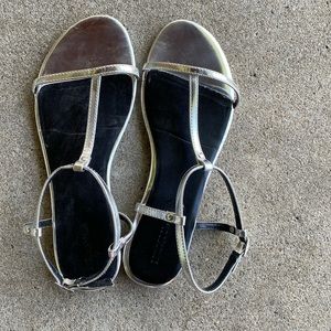 Merona silver sandals